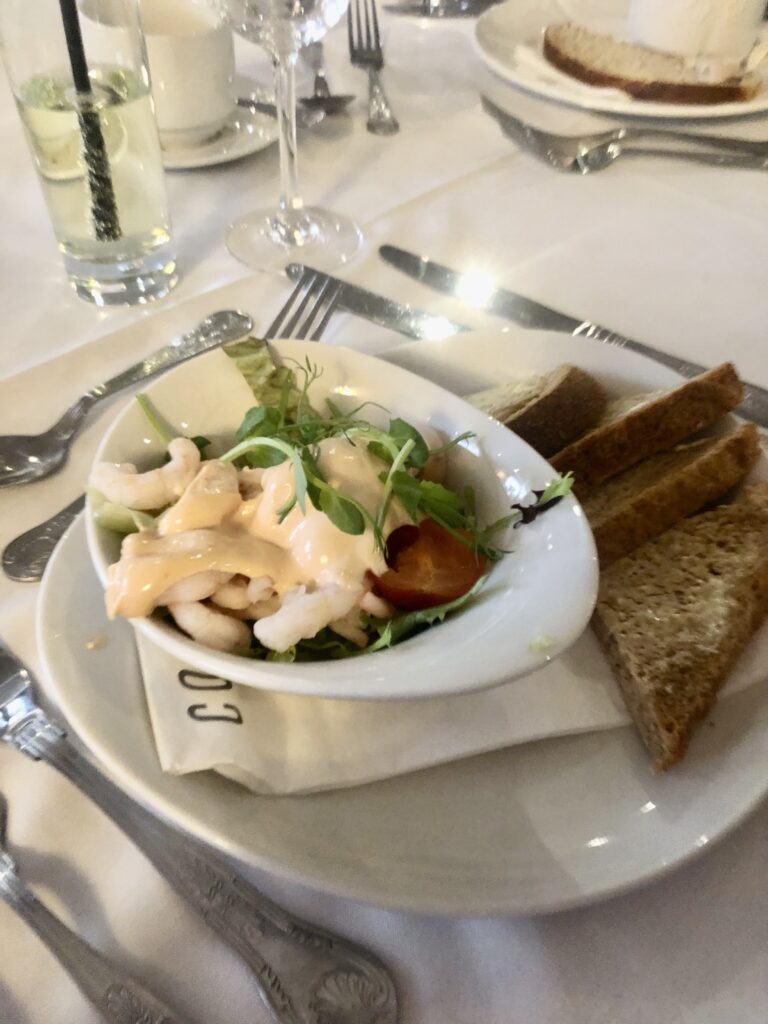 Delicious food at The Glendower Hotel